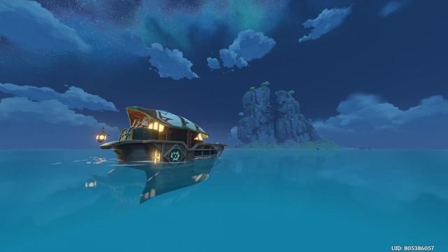 Golden Apple Archipelago Relaxing Soundtrack (Midnight) | Genshin Impact смотреть онлайн