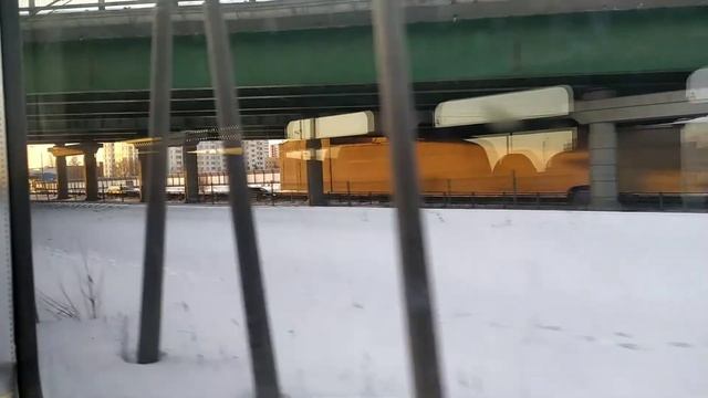 Поездка: СПб-Витебский вокзал - Павловск на ЭД4М-0298 "Комфорт" смотреть онлайн