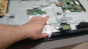 Телевизор LG 49LH590V ремонт подсветки не снимая матрицу