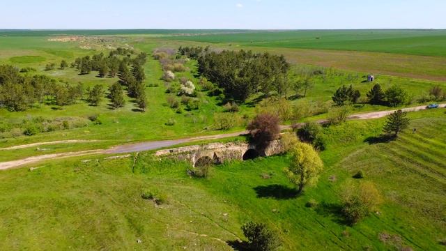 Екатерининский каменный мост, Херсонская область. смотреть онлайн