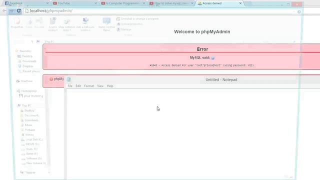 How to solve mysql_connect(): Access denied for user 'root'@'localhost' (using password: YES) смотреть онлайн
