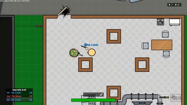 Knife Only Gun Game | BattleDudes.io смотреть онлайн