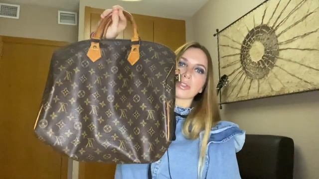 Покупка винтажной сумки Louis Vuitton Speedy 35.Сумка Carolina Herrera как альтернатива.Органайзер смотреть онлайн