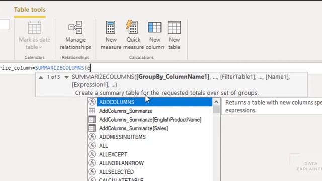 Summarize() vs AddColumns() vs SummarizeColumns() Which of these has the best performance & how ? смотреть онлайн