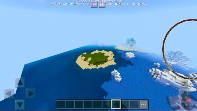 ОСТРОВ ПО СЕРЕДИНЕ ЛЬДА В МАЙНКРАФТЕ СИДЫ #1 смотреть онлайн