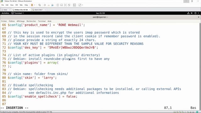 #9 Installation et configuration du service Roundcube sur Debian 10 смотреть онлайн