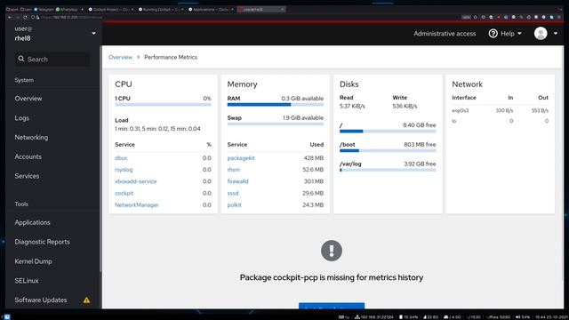 60. Веб-интерфейс - Cockpit.mp4 смотреть онлайн