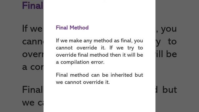 Java Final Keyword @javasip-official смотреть онлайн