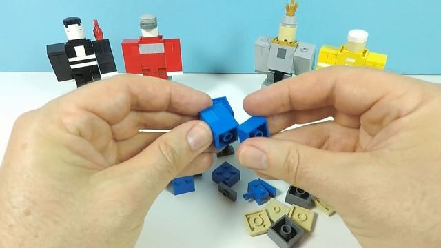 ROBLOX ROBLOXIAN Action Figure made with LEGO - How to Make a ROBLOXIAN смотреть онлайн