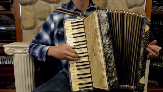 3489 - Slate Hohner Verdi IIIB Piano Accordion LMM 41 120 смотреть онлайн