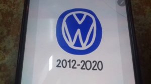 Volkswagen Logo History 2012-2020