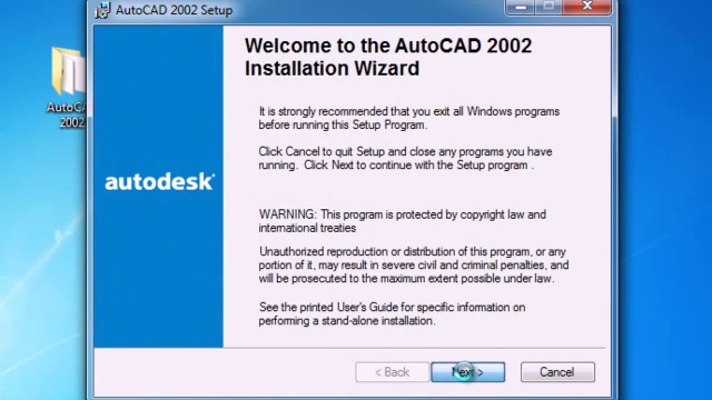 Розпаковка AutoCAD і ключ