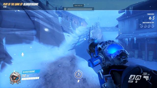 The real enemy is not the Yeti... | Overwatch - Mei POTG (WTF Moments) смотреть онлайн