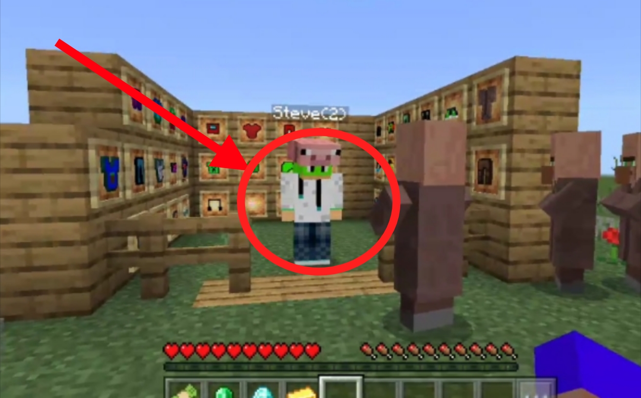 Сталк открыл свой магазин в моей деревне номер 13 в майнкрафт . смотреть онлайн