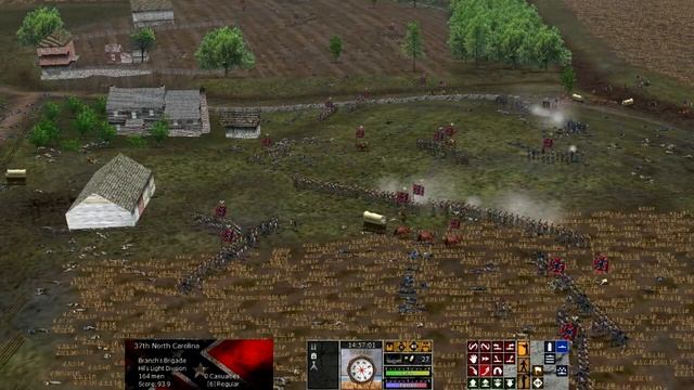 Battle of Antietam - Part 5 - "Lee's Driven from the Field" - Scourge of War: Gettysburg смотреть онлайн