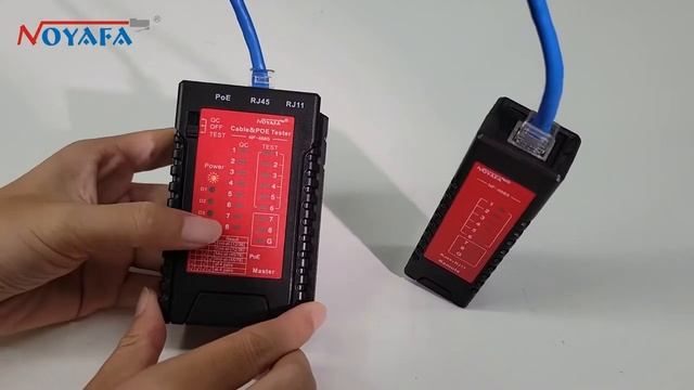 Noyafa NF-468S Cable Continuity PoE Standard Tester Plug Contact Checking Functions Factory Price