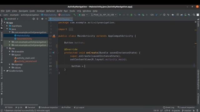 ANDROID - ACTIVITY NAVIGATION TUTORIAL IN JAVA смотреть онлайн