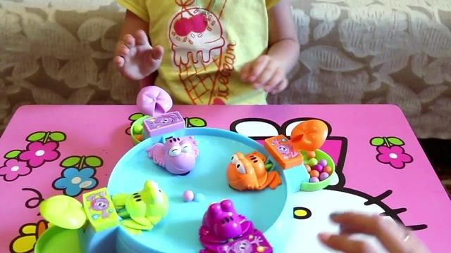 Настольная игра FROGS игра для детей Лягушки которые кушают шарики смотреть онлайн