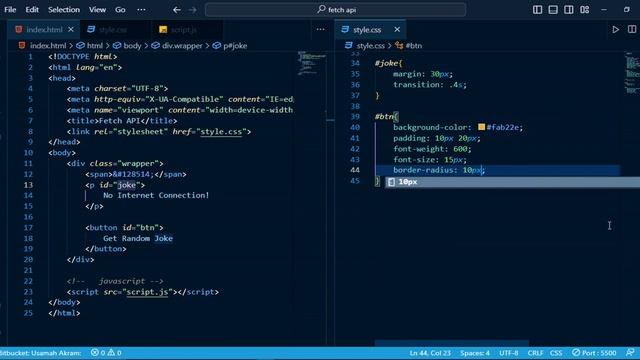 Fetch API ?? | Javascript Tutorial смотреть онлайн