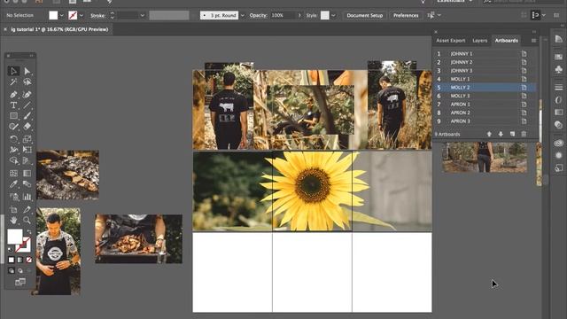 How to Make an Instagram Grid Using Adobe Illustrator смотреть онлайн