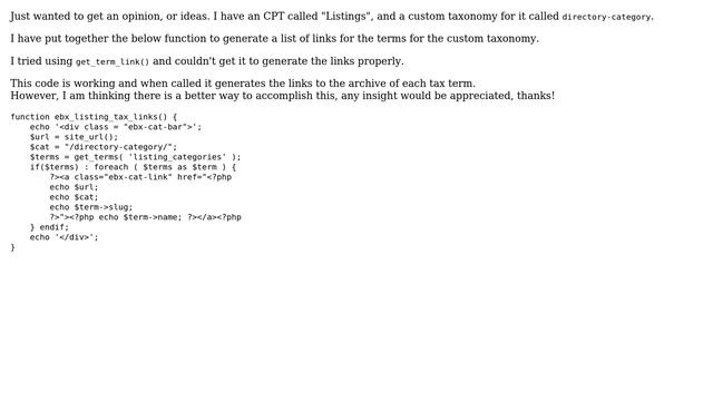 Wordpress: Building Link List for Custom Tax смотреть онлайн