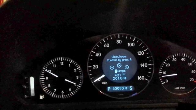 How to set the clock on a 2003 Mercedes Benz E320 смотреть онлайн