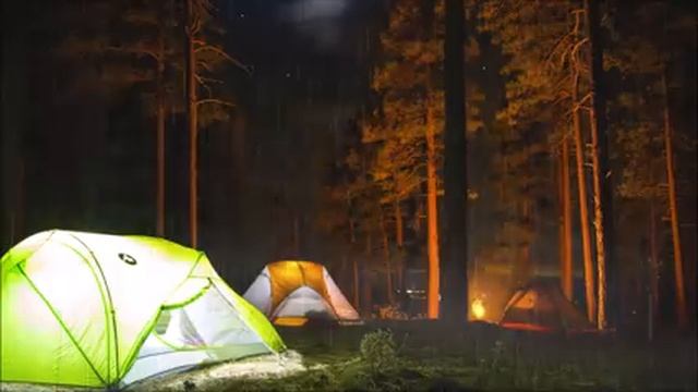 Rain On Tent & Thunderstorm Sounds For Sleeping | Rain, Thunder & Lightning, Sleep Sounds, ASMR