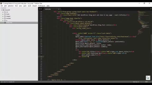 Get WordPress blog post and show in any page - Learn Infinity смотреть онлайн