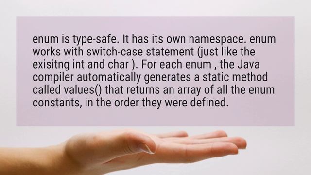 How does ENUM work in Java? смотреть онлайн
