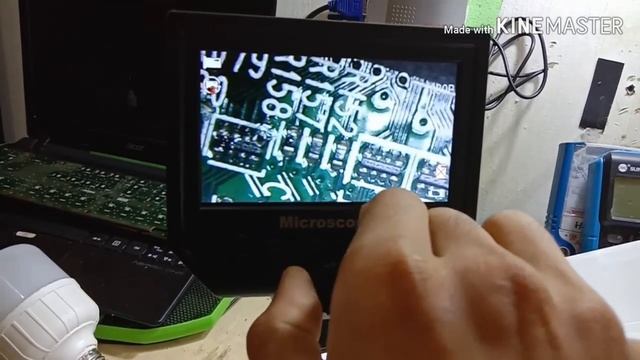 Mikroskop Kamera 3,6 Mp With Lcd 4,3 Inch 600x Zoom