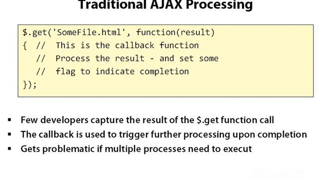 Using-jQuery-Deferred-Objects (traditional ajax) смотреть онлайн
