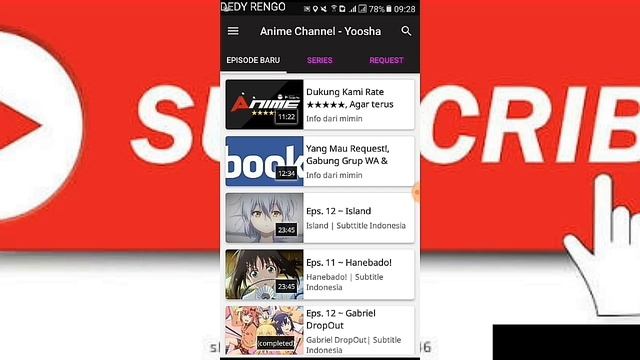 Aplikasi nonton animasi sub indo ( boruto, dragon ball, bleach dlln.) смотреть онлайн