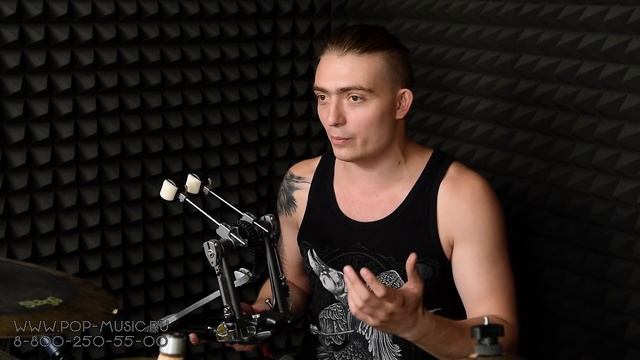 Двойные педали PEARL P-2052B и PEARL P-2052C (карданы) смотреть онлайн