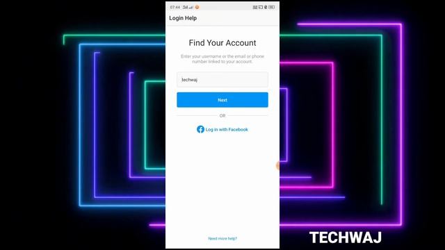 How to Log in to your Instagram account with OTP | Techwaj смотреть онлайн