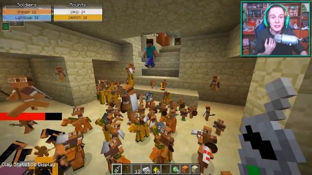 МАЙНКРАФТ! АРМИЯ ЗЕЛЁНЫХ против АРМИЯ БЕЛЫХ! СОЛДАТИКИ БИТВА В MINECRAFT смотреть онлайн