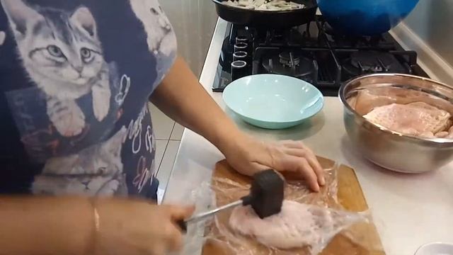 Кабачки с картошкой и курицей в духовке смотреть онлайн