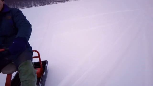 Мини снегоход для рыбалки смотреть онлайн