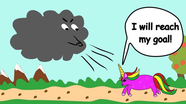 Comics fairy tale Unicorn and wings смотреть онлайн