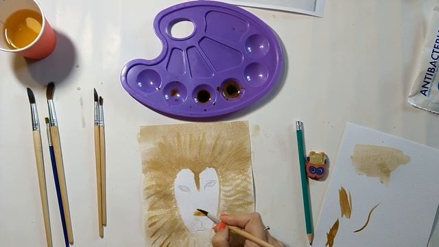 Рисунки для начинающих и детей, ? рисуем Льва | Кофе арт | Умелые ручки✂️ смотреть онлайн