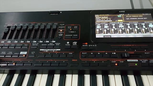 Korg pa4x - Steel Ballad смотреть онлайн