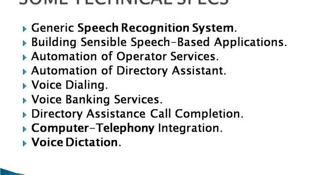 Speech Recognition Module смотреть онлайн