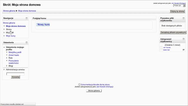 Moodle - Ustawienia kompozycji - zezwalanie na kompozycje użytkowników, kursów, kategorii смотреть онлайн