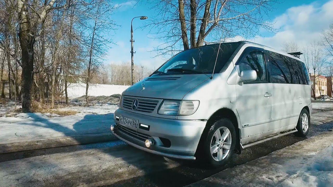 Люксовый Минивэн за 400к Мерседес V-class W638 1996-2003 год смотреть онлайн