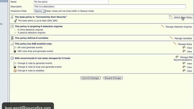 Sourcefire Quick Tips: 4.9 Intrusion Policy Editor (Part I) смотреть онлайн