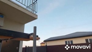 Навес под виноград почти готов.