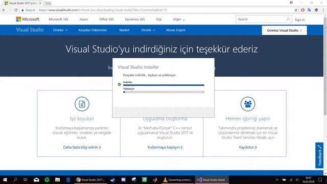 C Programlama Eğitim Serisi #2 - Visual Studio 2017 Community Kurulumu
