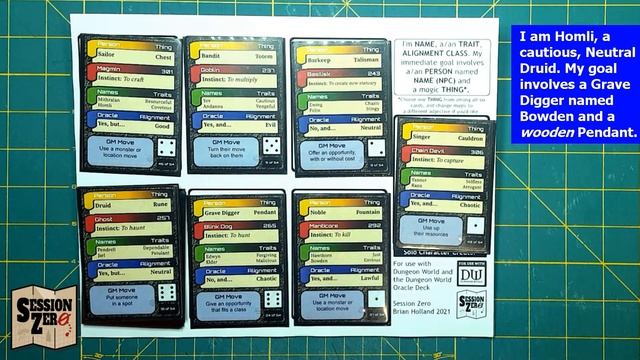 Dungeon World Solo Character Creator | For use with D.W. Oracle Deck смотреть онлайн