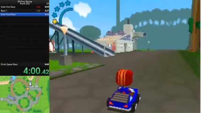 MySims Racing DS speedrun in 8:42 смотреть онлайн
