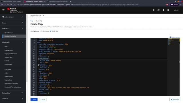 Installing Pulp on OpenShift смотреть онлайн