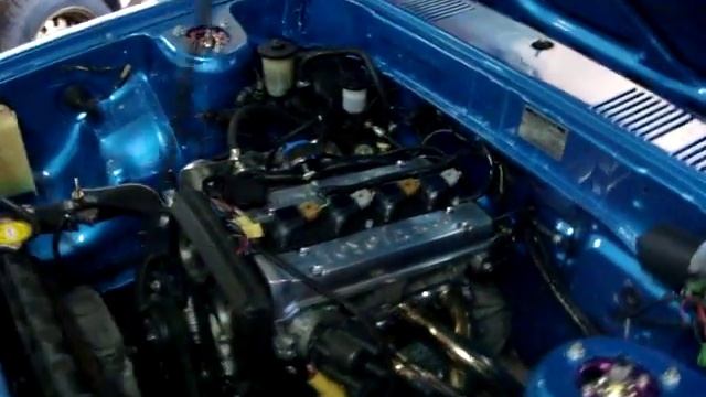 Toyota Corolla AE70 with 4AGE - Engine Start Up смотреть онлайн